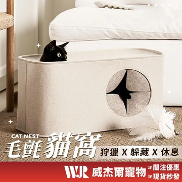 【威杰爾】貓隧道 毛氈貓窩 貓窩 寵物床 貓玩具 貓窩 隧道貓窩 狗窩 寵物窩 毛氈窩 床 遊戲 寵物玩具 【C056】