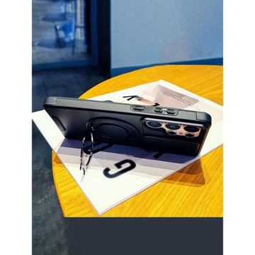 適用三星Galaxy S25Ultra推窗鏡頭手機殼S24Plus磁吸支架A17創意S23全包鏡頭S20FE高級感A56防摔新款A55帶繩