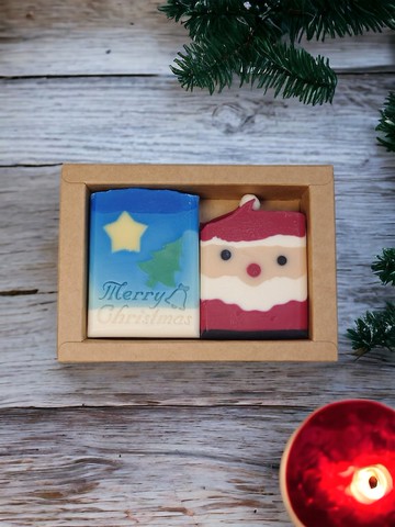 【耶誕禮物】聖誕手工皂2入禮盒