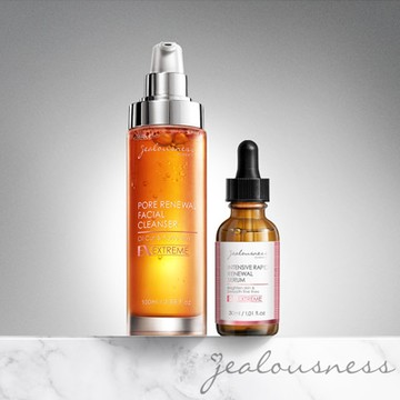 液態三重酸煥膚精華30ml+81酵素去黑頭潔顏露100ml