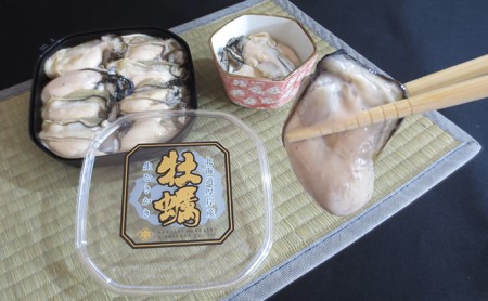 北海道厚岸産　特大あさり（砂出し済み）ムキ牡蠣（生食用）セット