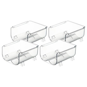 水壺收納架2格 優質加厚PET 尺寸20.5x20x10.5cm  塑膠  4個