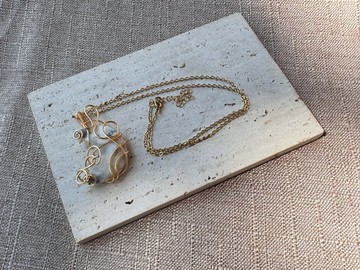 230619 wire wrapping 樹枝瑪瑙 銅線 繞線 吊墮