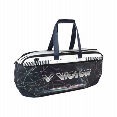 VICTOR バドミントンバッグ ホワイト/ネイビー r400