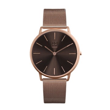 ZOOM THIN 5010 極簡超薄米蘭帶手錶(ZM5010)-深棕/42mm