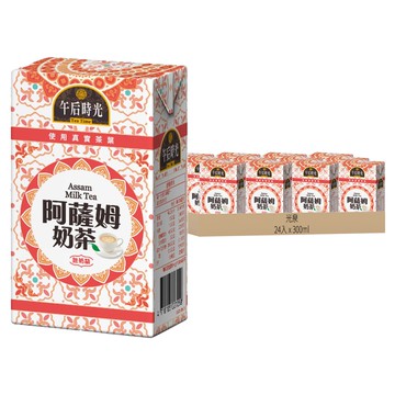 光泉 午后時光 阿薩姆奶茶  無奶精添加  使用真實茶葉  24入  300ml
