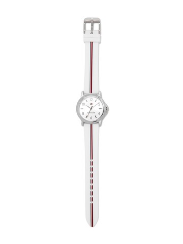 Tommy Hilfiger Junior - stainless steel quartz 32mm - kids - Rubber/stainless steel - One Size - White