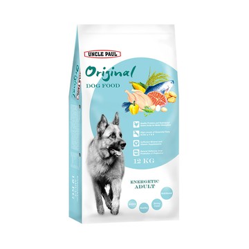 UNCLE PAUL 田園生機狗食 12kg 低敏大型-高能成犬 (狼犬 牧羊犬 警犬 工作犬 運動犬)