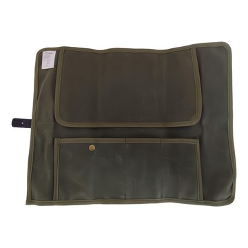 triangle 三角牌 蠟布工具卷袋 空的  墨綠色  1個