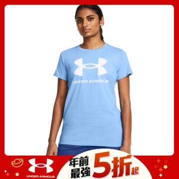 【UNDER ARMOUR】UA 女 Sportstyle Logo 短袖T-Shirt_1356305-465