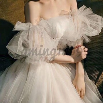 <假袖子> 新娘婚紗配飾手套婚紗袖子遮手臂影樓拍照超僊結婚短款網紗 袖套 女免運🔥