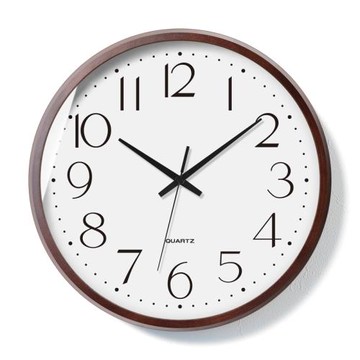 簡約家用客廳現代日系時鐘家庭電波日本機芯掛鐘輕奢創意掛墻鐘表