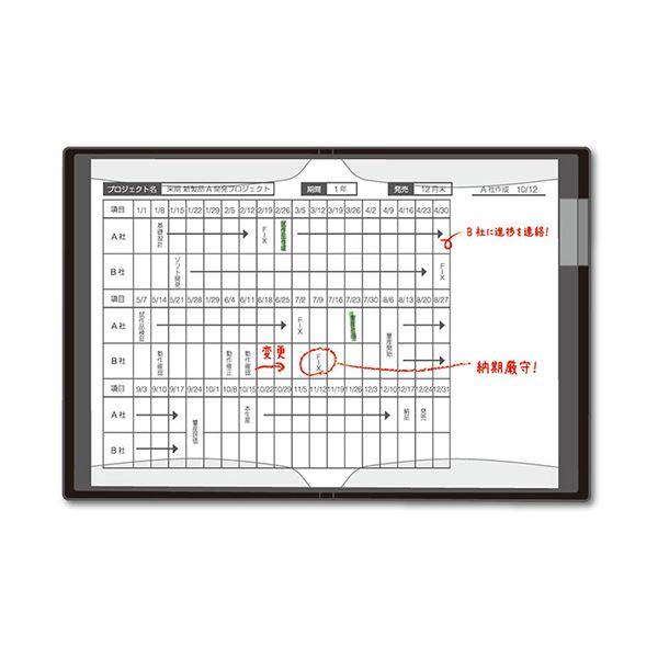 (まとめ) キングジム クリアーファイル カキコA4タテ 20ポケット(小口10枚) 背幅13mm ネイビー 8632ネイ 1冊 〔×30セット〕〔代引不可〕