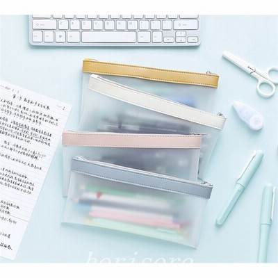 ペンケース筆箱クリアペンポーチペン入れふで箱透明半透明文房具高校生中学生女子可愛い卒業式プレゼントお祝い新学期入学コスメポーチ 通販 Lineポイント最大get Lineショッピング