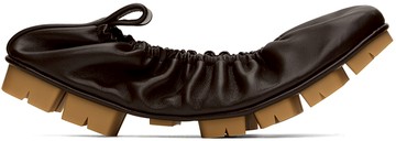 Bottega Veneta 棕色 Shore 芭蕾鞋