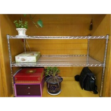 家用兩層置物架櫥柜隔層架烤箱微波爐架衣柜分層架碗架落地收納架