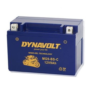 DYNAVOLT藍騎士 MG9-BS-C 對應型號YUASA湯淺YTX9-BS與GTX9-BS 奈米膠體電池