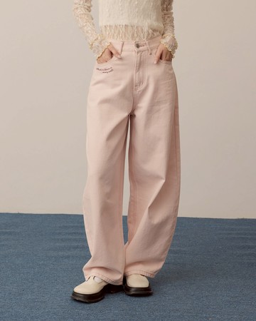 姵萱聯名 愛心口袋設計繭型長褲XS/S/M/L