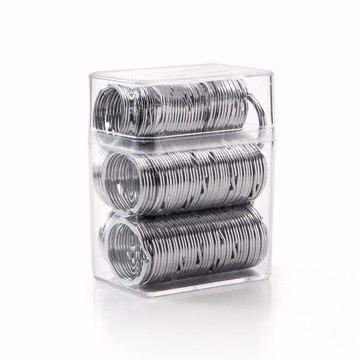 【盒裝多個】鑰匙圈鑰匙扣鎖匙圈環 DIY配件材料掛件掛飾