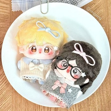 臺灣出貨 10cm娃衣 “優等生”娃衣 棉花娃娃衣服 娃娃替換裝 可愛超萌 無屬性娃衣 娃娃配飾 娃衣 娃娃換裝