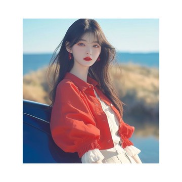 秋天衣服 日系穿搭 學院風 美拉德 顯瘦 設計感 寬鬆 大尺碼 小個子女裝 燈籠袖 小外套 薄長袖 oversize