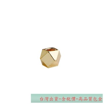 宏雲Hongyun-xs--14K包金保色多面切角珠多邊形切面散珠隔珠diy手工串珠飾品配件