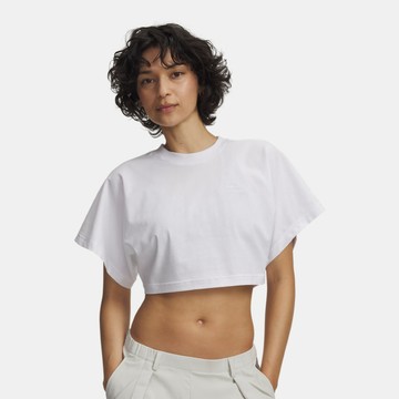 【UNDER ARMOUR】UA 女 Script 短版T-Shirt_6009677-100