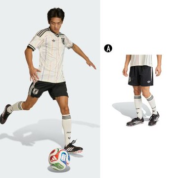 【Adidas 愛迪達】2026 世足JFA A SHO 世界盃 日本 客場運動短褲 男 A-JN1877