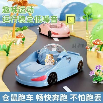 💕在臺出貨🔥倉鼠汽車跑車金絲熊跑球跑輪倉鼠玩具車倉鼠滾球滾輪小寵跑步車 倉鼠用品 倉鼠跑球 倉鼠車 倉鼠車車 倉鼠跑車