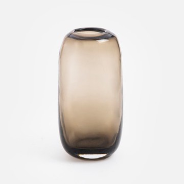 艾禮思玻璃花器22cm 深棕