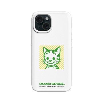 iPhone 15 SolidX 白 - OSAMU GOODS - 多彩系列-Cat