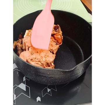 日式麥飯石烘培做雪花酥的鍋不粘鍋牛軋糖專用鍋雪平鍋炒鍋鍋具大