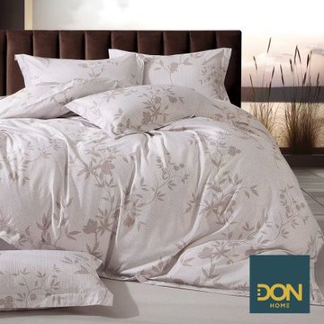 DON 吸濕排汗天絲床包枕套組-加大-秋晨絮曲