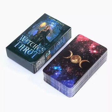 🔥臺灣出貨🔥女巫塔羅卡牌Tarot 英文定製卡牌英文版女王卡羅牌Tarot韋特塔羅