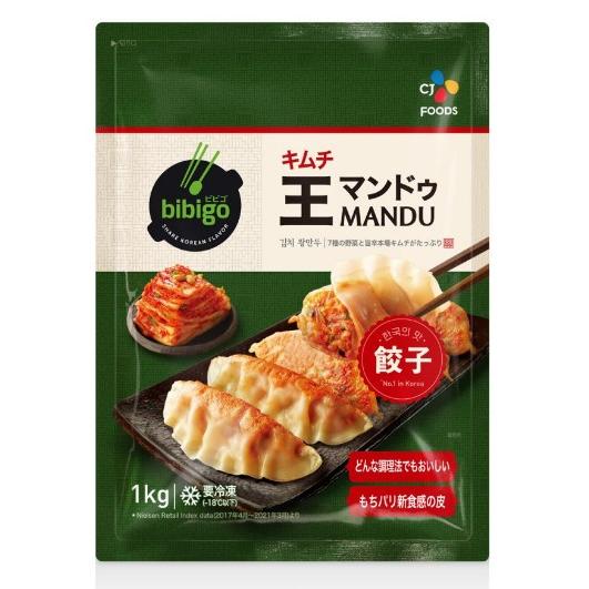 冷凍 bibigo 王餃子 (キムチ) 1kg