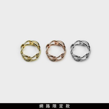 SO NICE 法式交錯麻花絲巾釦