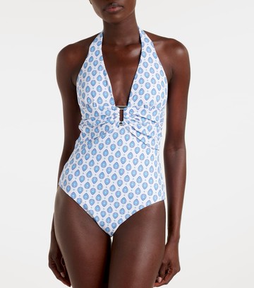 Heidi Klein La Croissette printed swimsuit