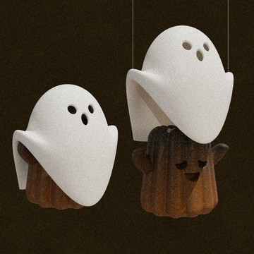 (配件)幽靈可麗露的白幽靈斗篷