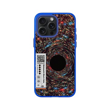 iPhone 15 Pro Max Clear 激光藍 - NASA - Behemoth Black Hole Found In An Unlikely Place - QR Code Edition