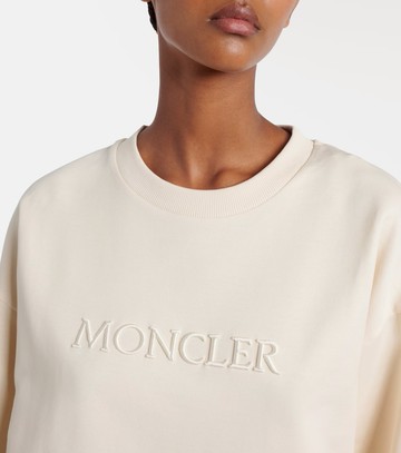 Moncler Logo cotton jersey sweatshirt