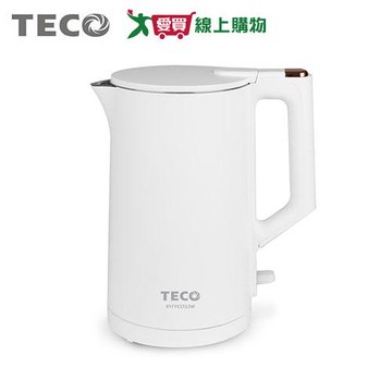 TECO東元 316不鏽鋼雙層防燙快煮壺XYFYK1513W【愛買】