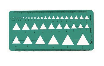 Life 徠福 TP-107A 角定規 (111 x 233 x 0.8mm) (39孔)【APP滿額下單10%點數(單一帳號最高5000點)】1/31止