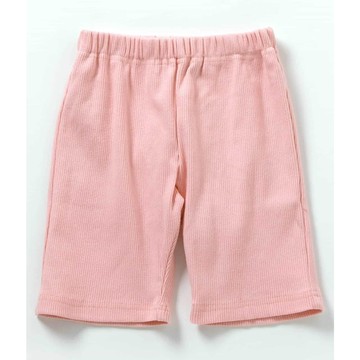 日本 BREEZE - DAISUKI 舒適彈性羅紋短褲-粉紅