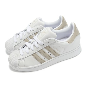 [ACS] adidas 休閒鞋 Superstar II W 女鞋 白 卡其 貝殼頭 經典 三葉草 愛迪達 JH7059
