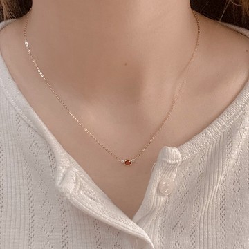 長翅膀的寶石 Wings | B款 | 18K金鑽石頸鏈