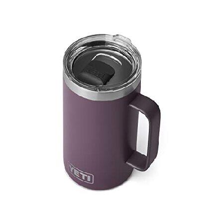 YETI Rambler 24 oz Mug, Vacuum Insulated, Stainless Steel with MagSlider Lid, Nordic Purple並行輸入