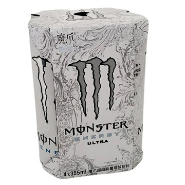 魔爪 白魔爪能量碳酸飲料(355MLx4) [大買家]