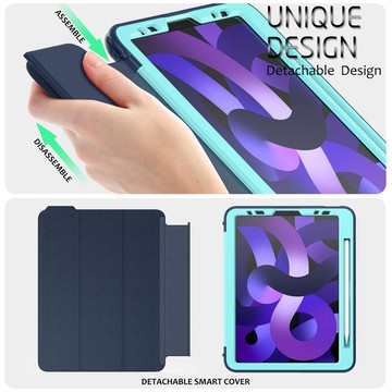 智能休眠 加厚三合一 平板防摔保護套 適用 ipad 10 9 8 mini 6 5 10.2 10.9 保護殼 防摔殼