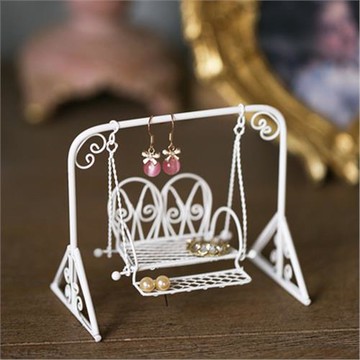 手工藝品娃娃屋家具迷你鞦韆小擺飾