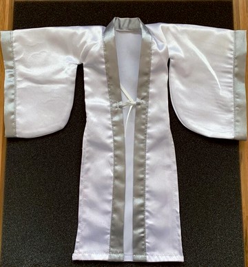 1/6古代兵人服飾 白色寬袖文官漢服 古裝套裝 現貨包郵